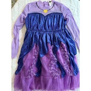 Disney Classic Little Mermaid Ursula Costume Size 10-12